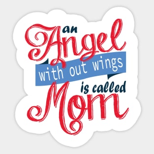 Angel Mom Sticker